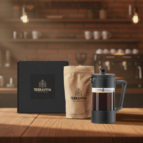 CAFÉ & PRENSA FRANCESA PROFESIONAL